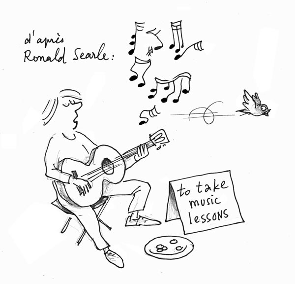 to take music
lessons