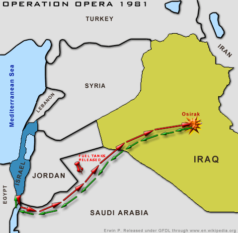 Le raid sur Osirak 1981