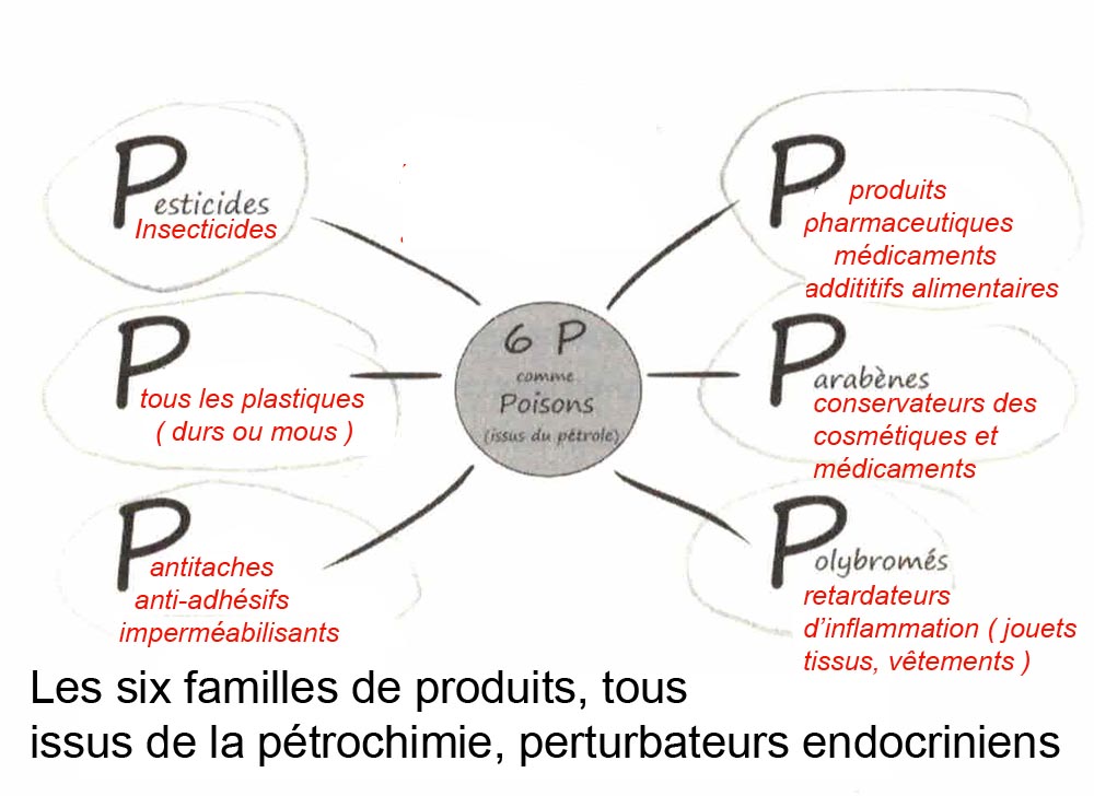 nature des perturbateurs endocriniens