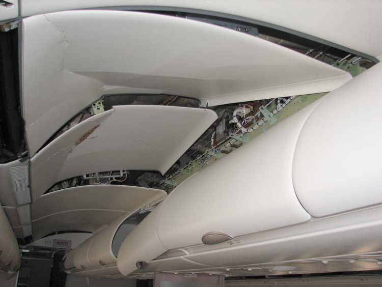 plafond avion Quantas