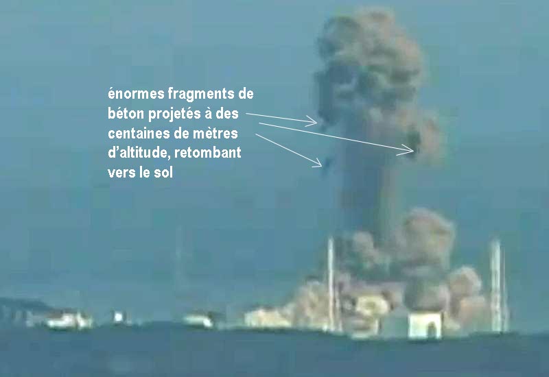 explosion réacteur 3