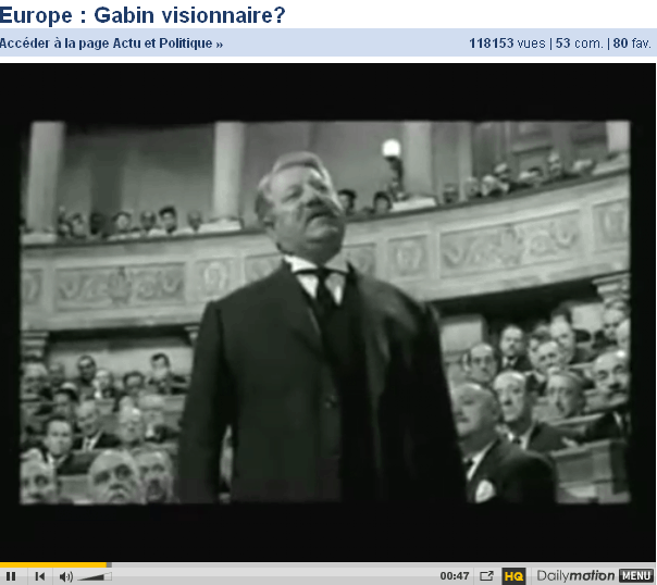 Gabin dans le Président