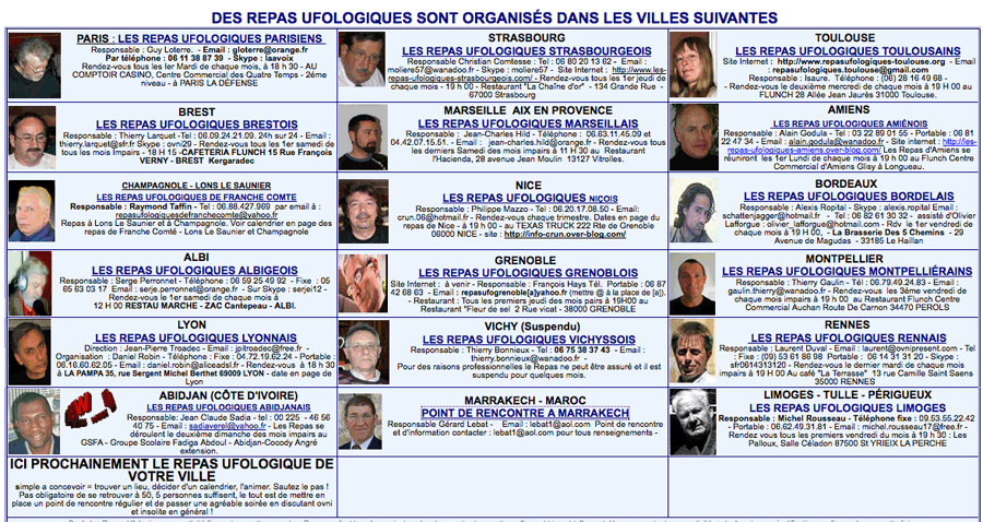 trombinoscope repas ufologiques