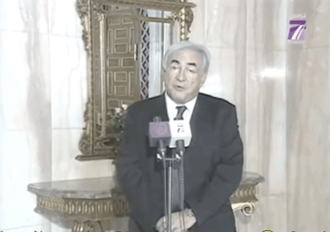 Strauss Kahn à Tunis en 2010