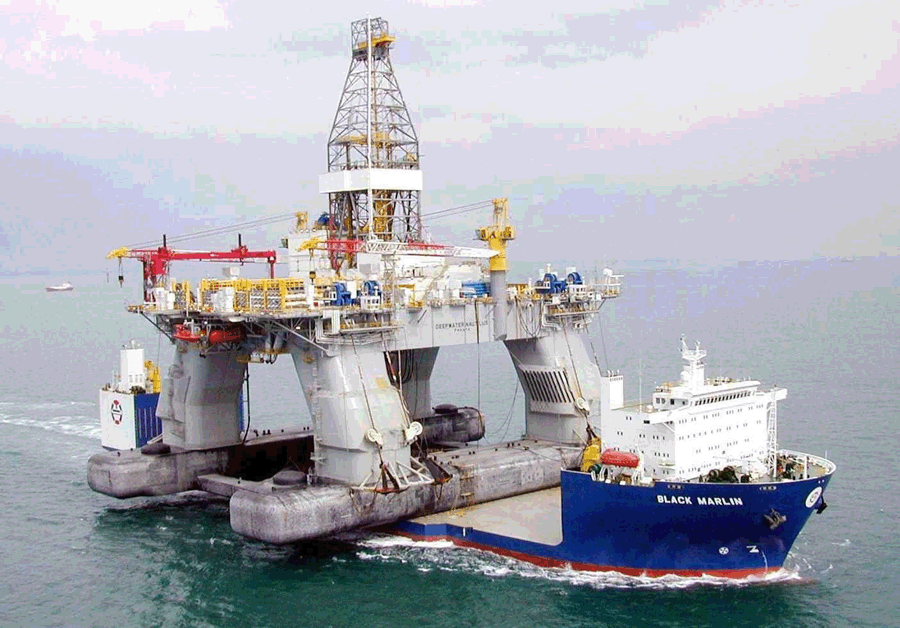 deepwater oil rig