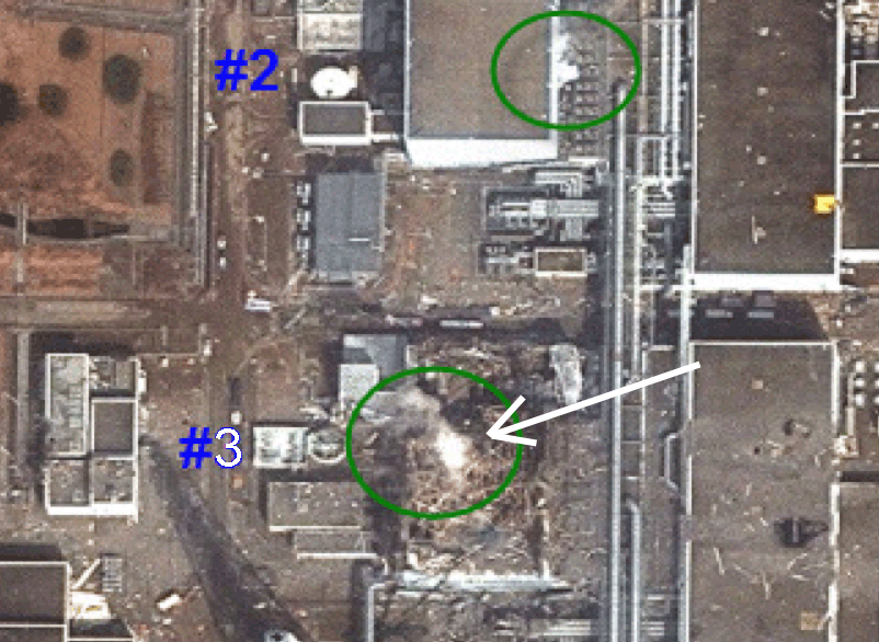 Fukushima satellite gros plan