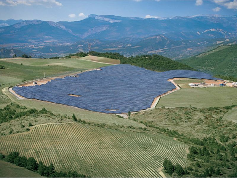 Photovoltaïque aux Mées